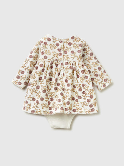 FLORAL CHENILLE DRESS