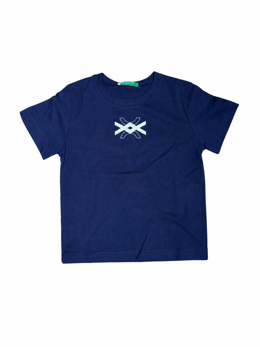 Navy T shirt with logo