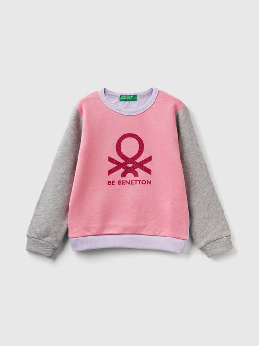 Toddler Girls colour block sweatshirt