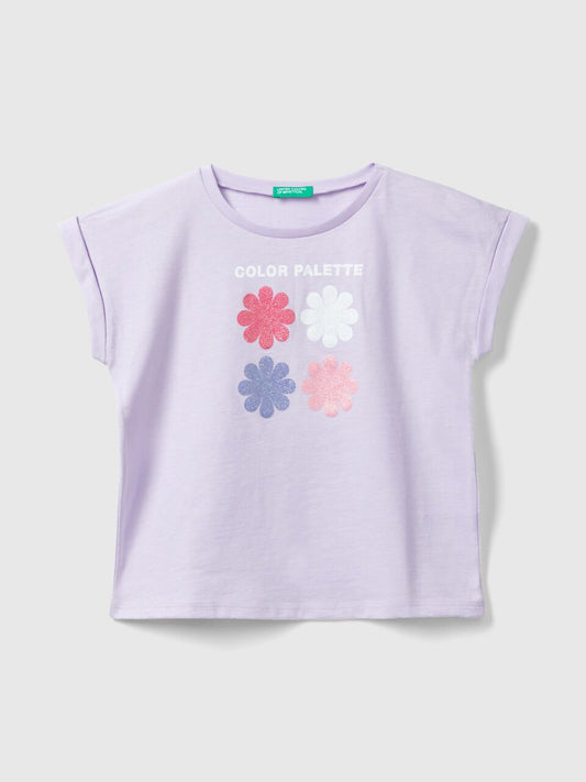 Junior Girl Floral T-shirt
