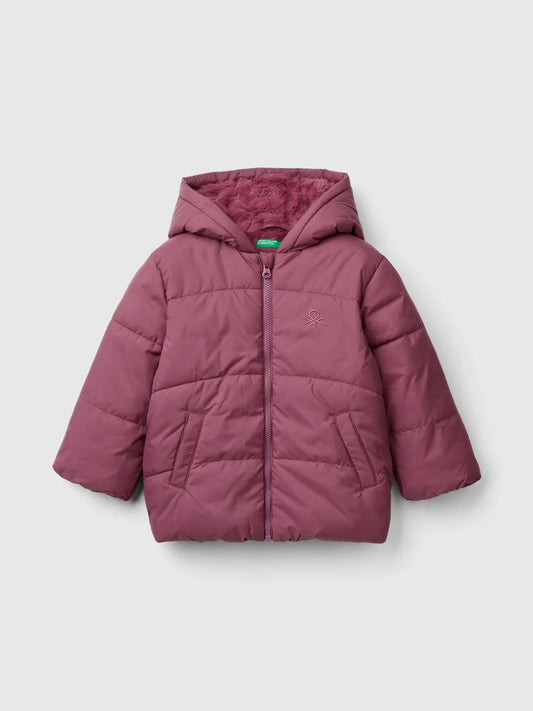 KID GIRL COAT WITH FUR LINING