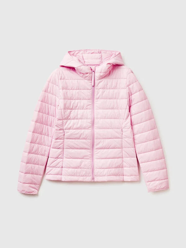 Ladies Lightweight padded jacket with hood