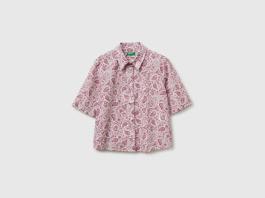 Short sleeve patterned shirt